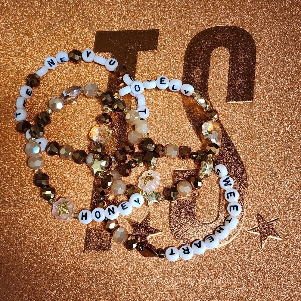 Showgirl Honey Friendship Bracelets Set Of 4